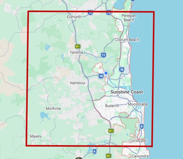 sunshine coast service areas